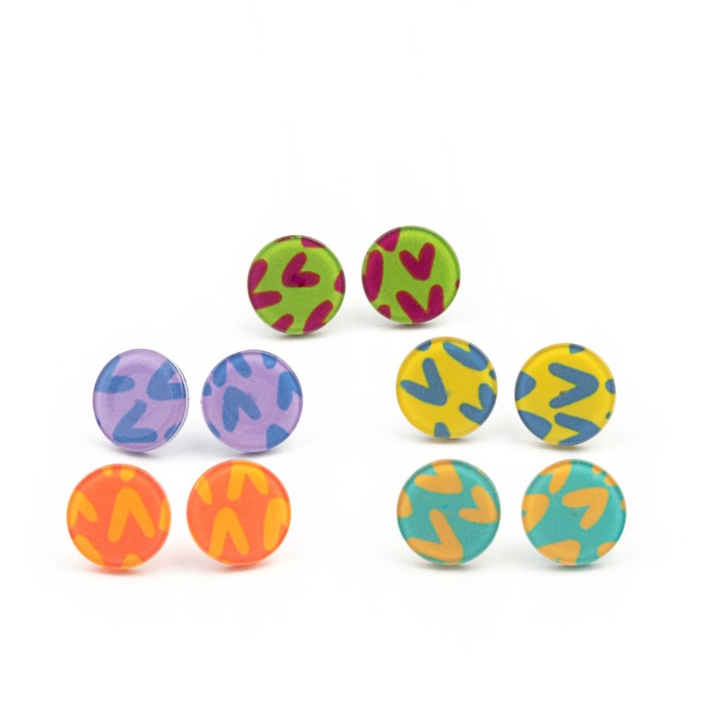 Starlet Shimmer V-Pattern Earrings